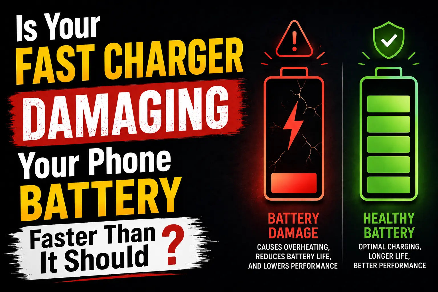 Is Your Fast Charger Damaging Your Phone Battery Faster Than It Should
