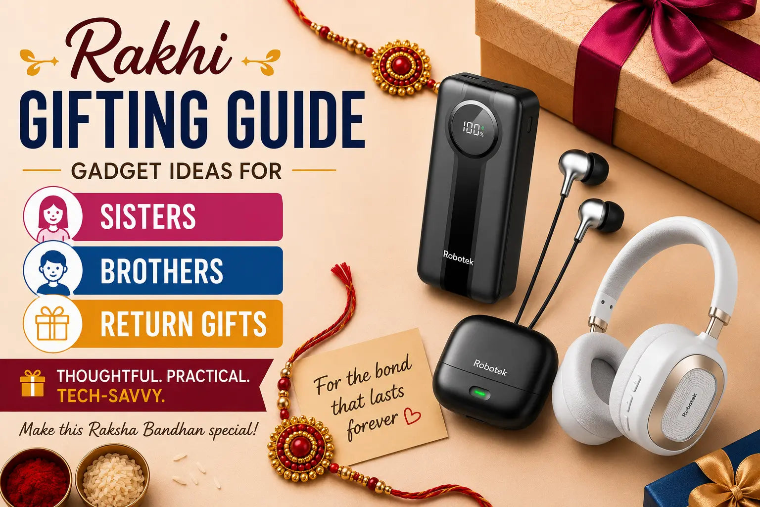 Rakhi Gifting Guide: Gadget Ideas for Sisters, Brothers, and Return Gifts