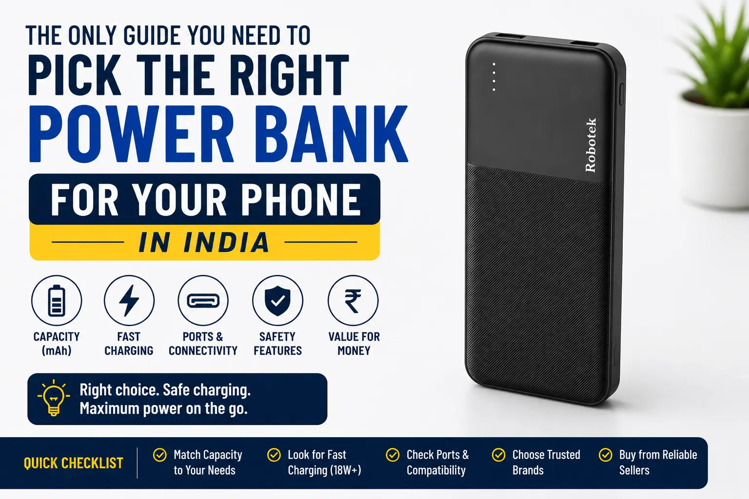 The Only Guide You Need to Pick the Right Power Bank for Your Phone in India