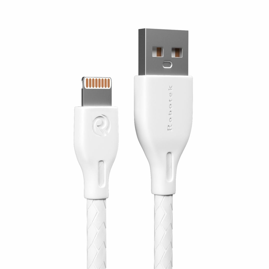 ROBOTEK DC10X USB to iPhone Lightning Fast Charging Cable, 2.4Amp Sync & Fast Charging Cable Compatible for Iphone, Ipad And Ipod. Fast Charging Lightning Cable, Tangle Free TPE Cable, 3.2 Feet (1.0M)