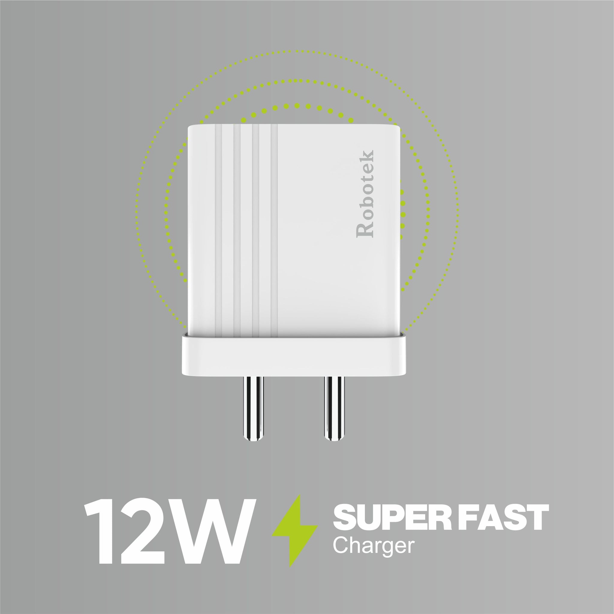 SC-224 Plus 12W 2.4A Mobile Wall Charger Adapter with USB to Type C/Micro USB v8/iPhone, Dual USB Port Travel Fast Charging Power Adapter for Mobile Phones & Tablets (White, Cable Included)
