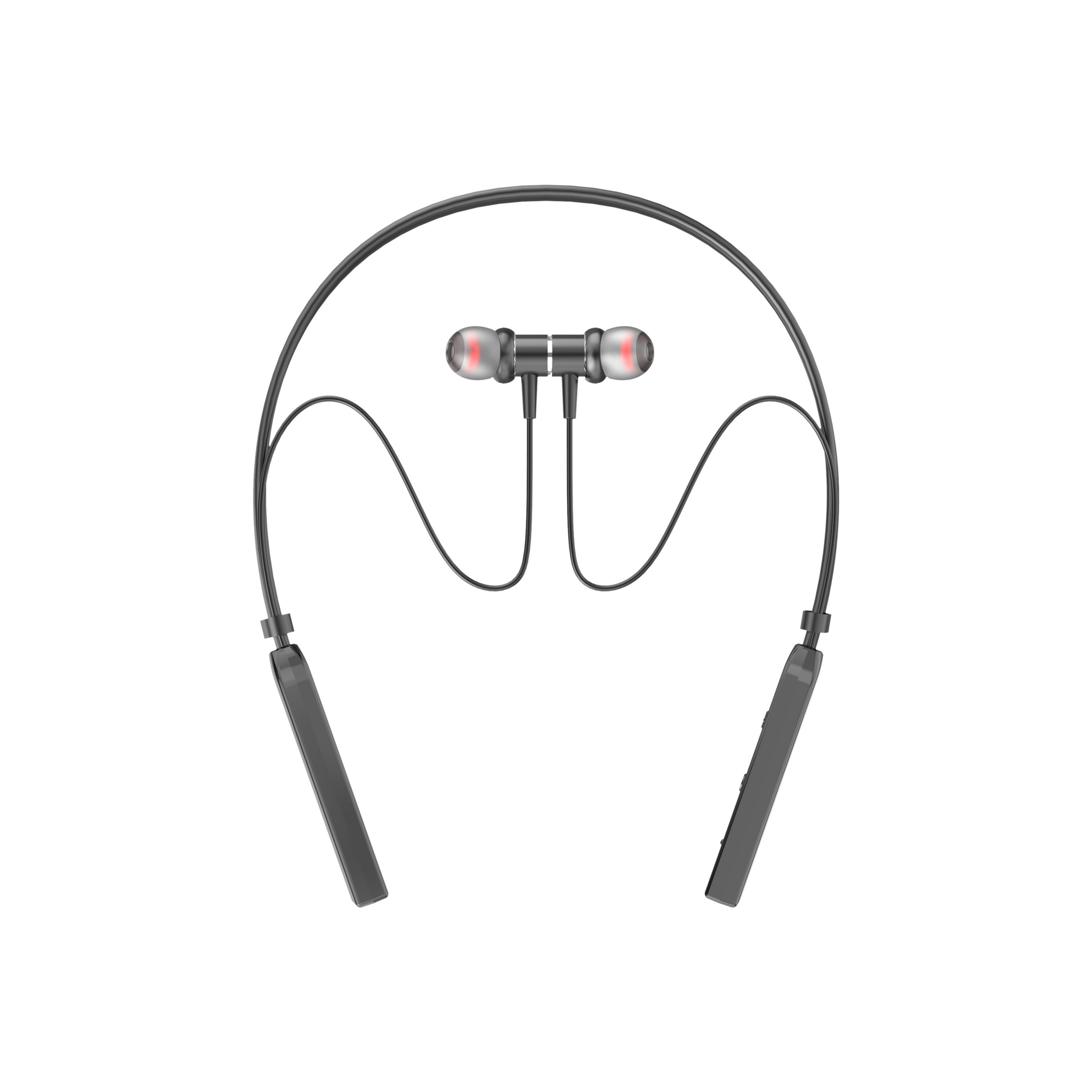 Robotek Vaayu |30H Playback, Deep Bass, and Bluetooth Connectivity| Black & silver colour|