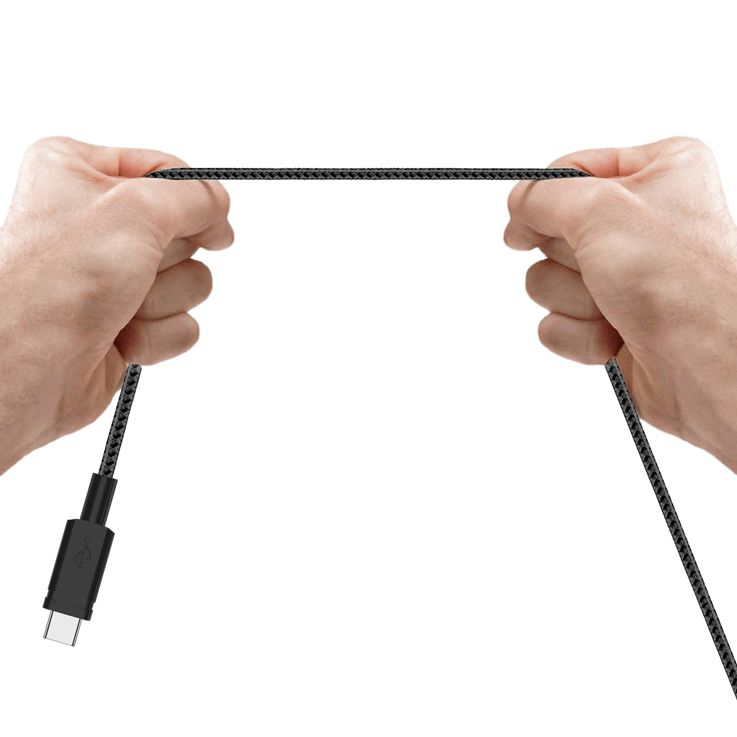 Robotek DC-209 Type-C Cable - 15W Fast Charging, 1m, Super Durable, Nylon Braided