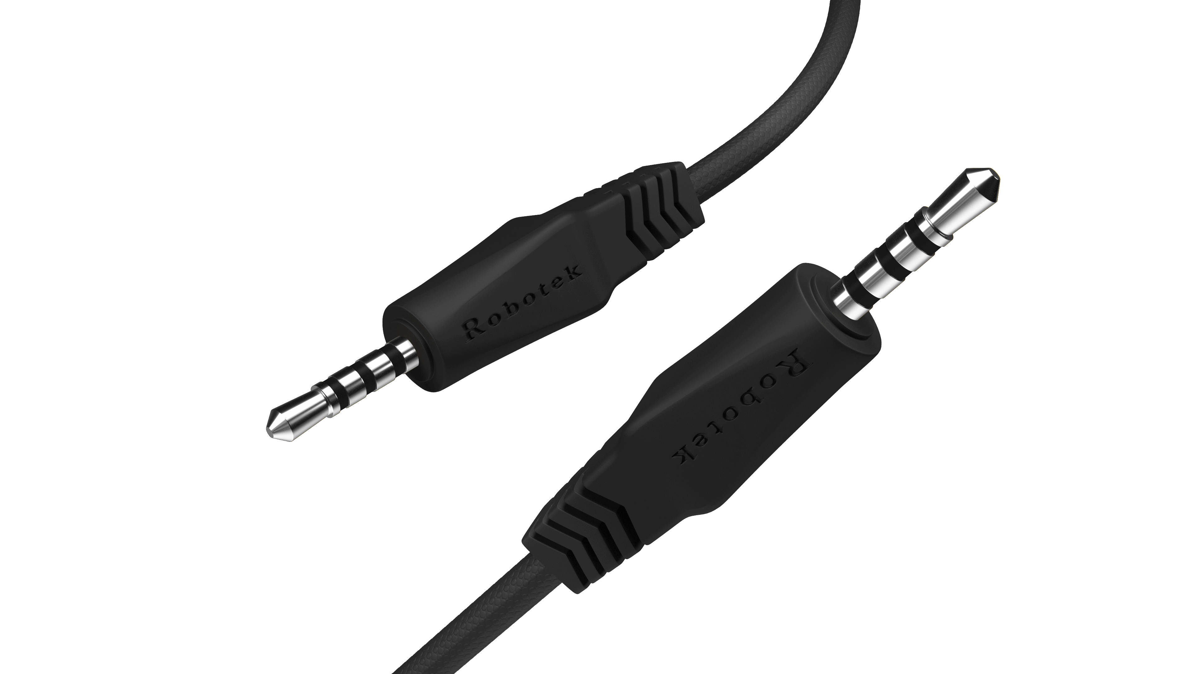 Robotek AC-02 AUX Cable Male to Male Audio Cable, Nylon  Braided