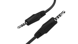 Robotek AC-02 AUX Cable - 3.5mm Male to Male Audio Cable, 1.5m, Nylon Braided