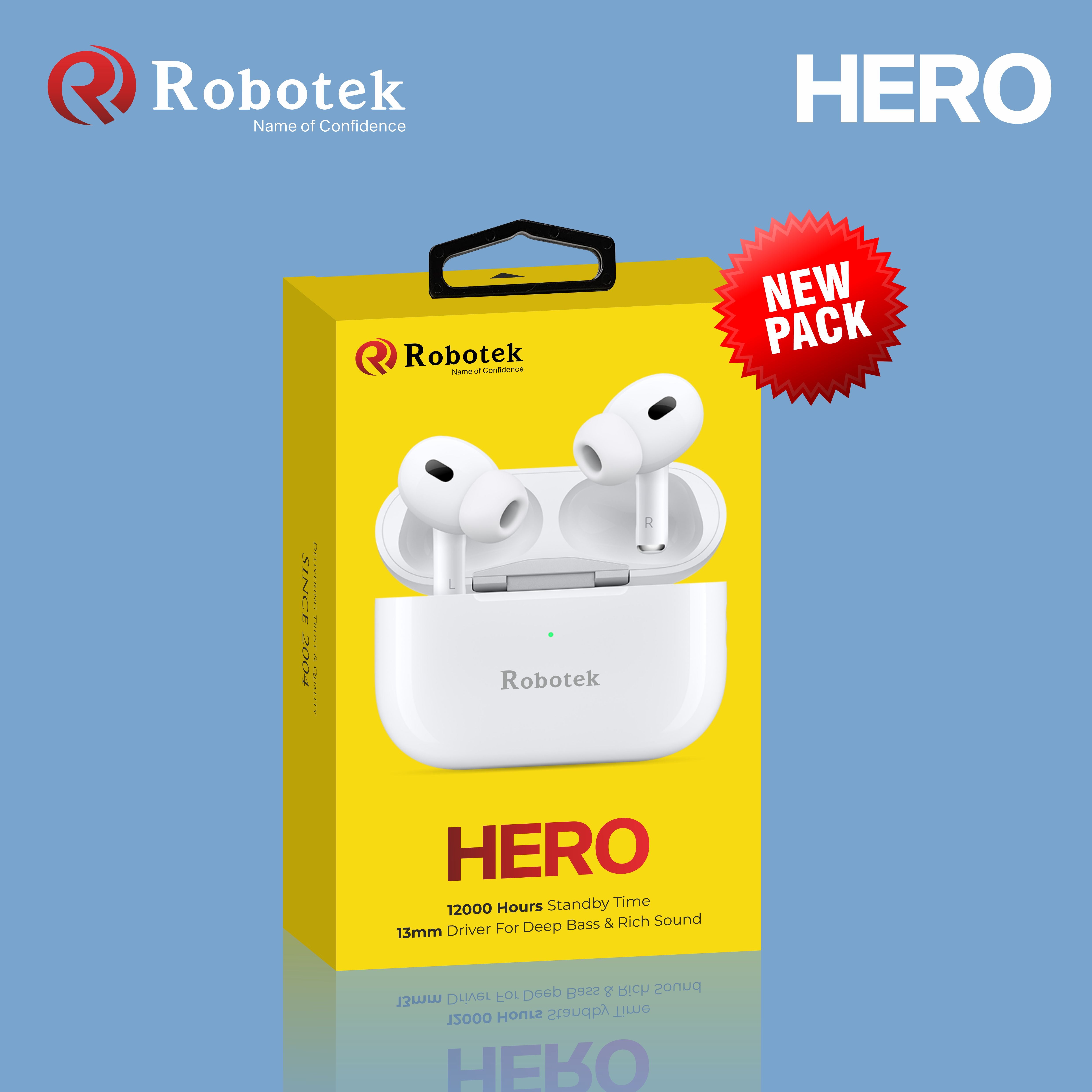 Wireless Earbuds Bluetooth Headphones Robotek Robotek Hero TWS Earpods