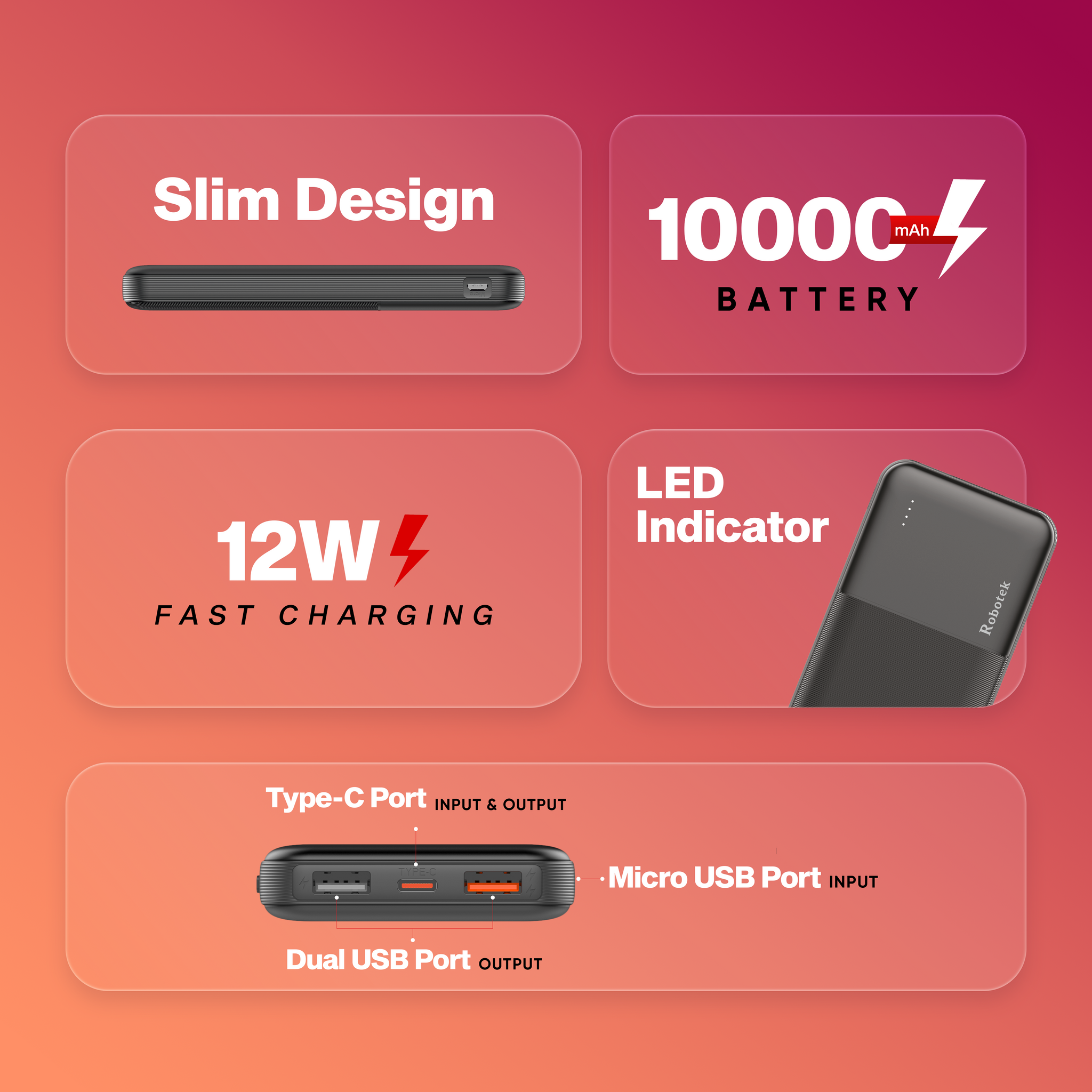 Robotek Power Bank S12 Max