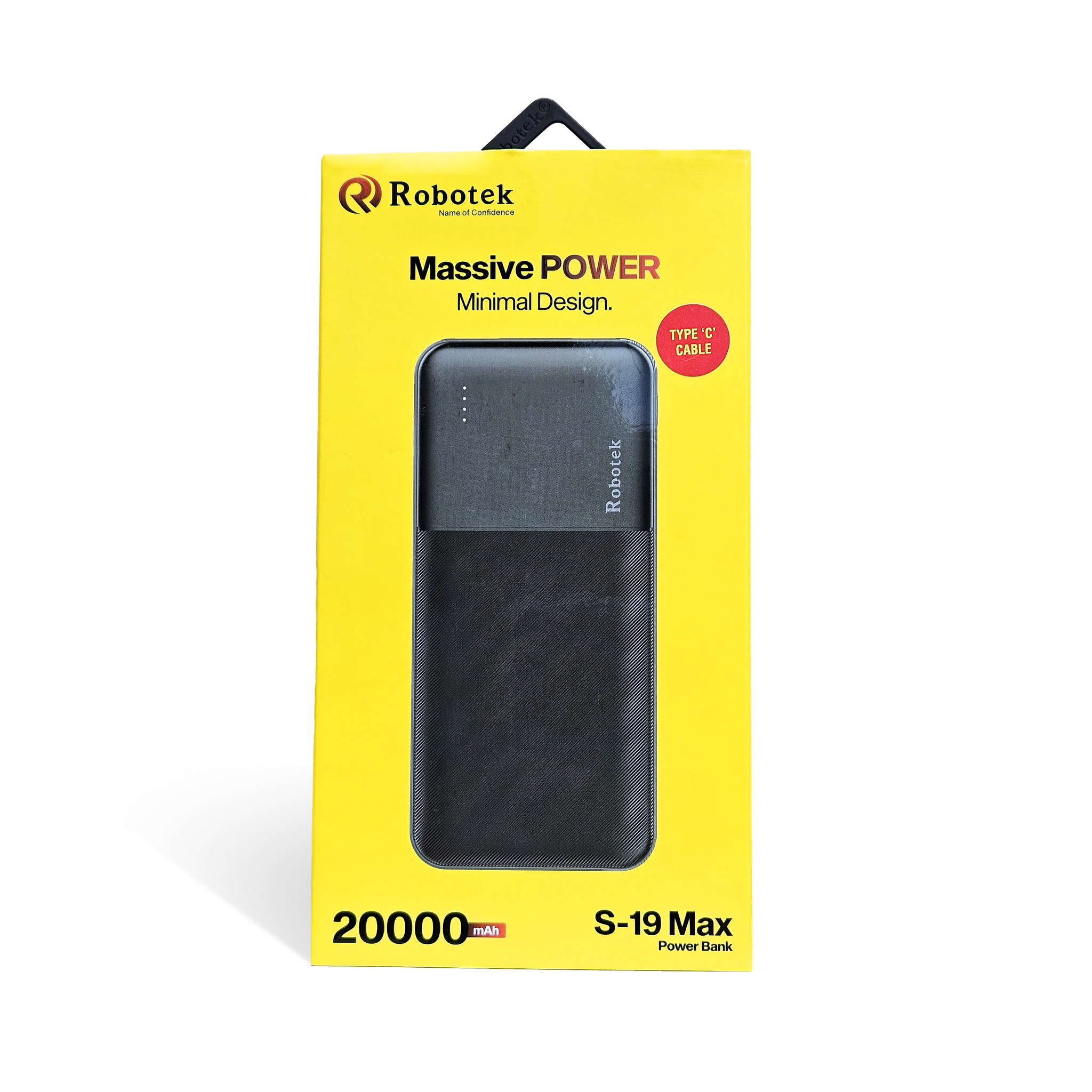Robotek Power Bank S19 Max 20000 mAh Fast Charging Power Bank with 12W Fast Charging