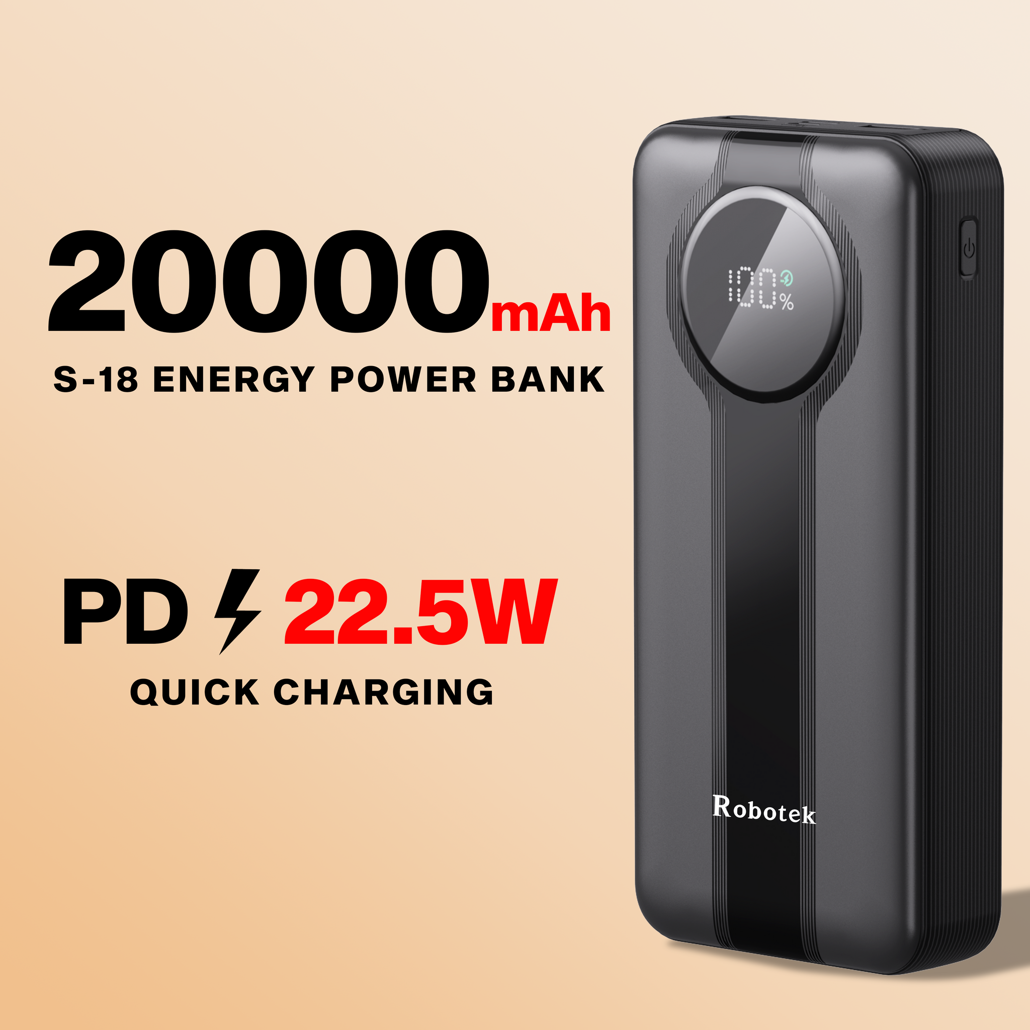 Robotek Power Bank S18 Energy 20000mAh