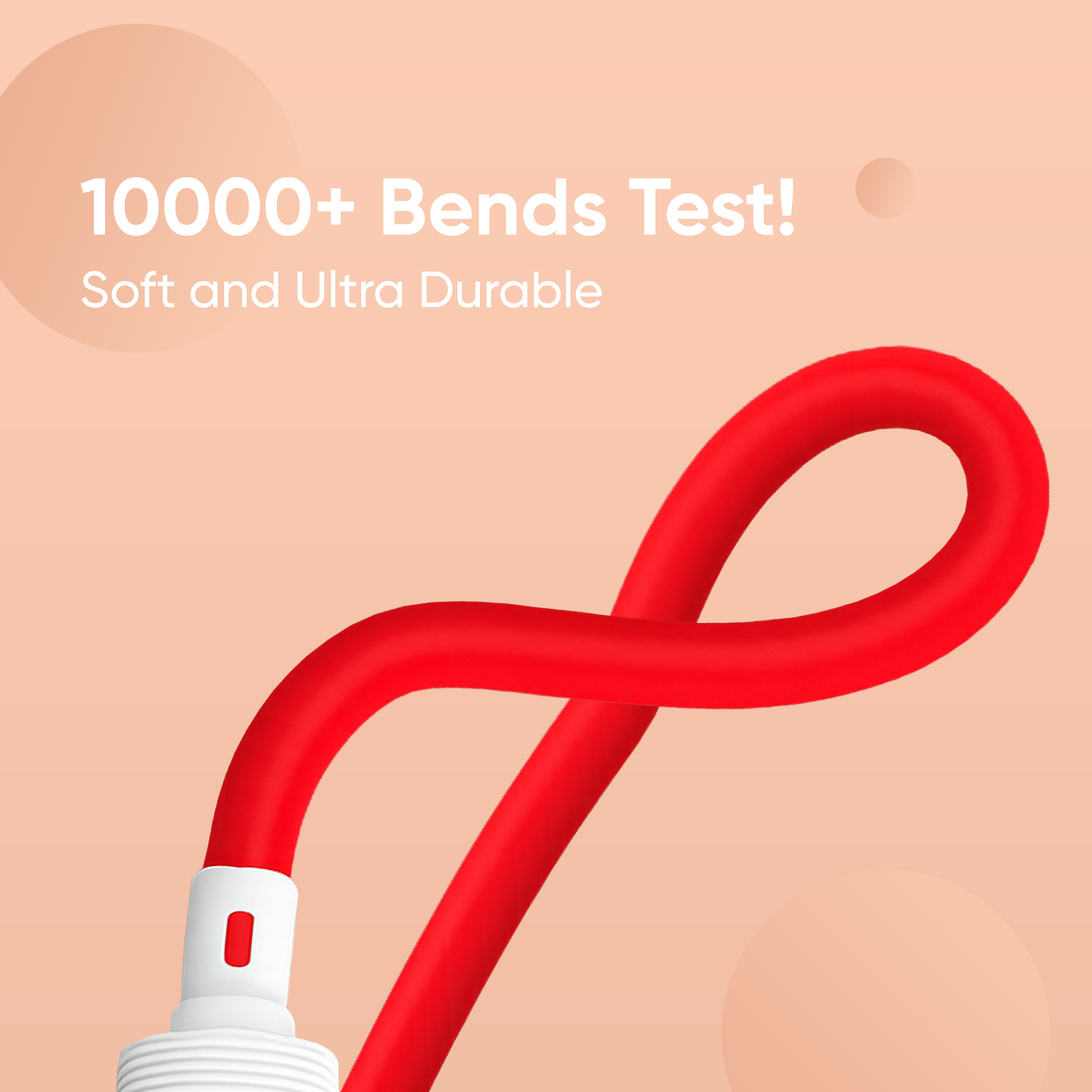 7-Color Super Soft Silicone Cable | Available in Type-C, Micro USB & Lightning