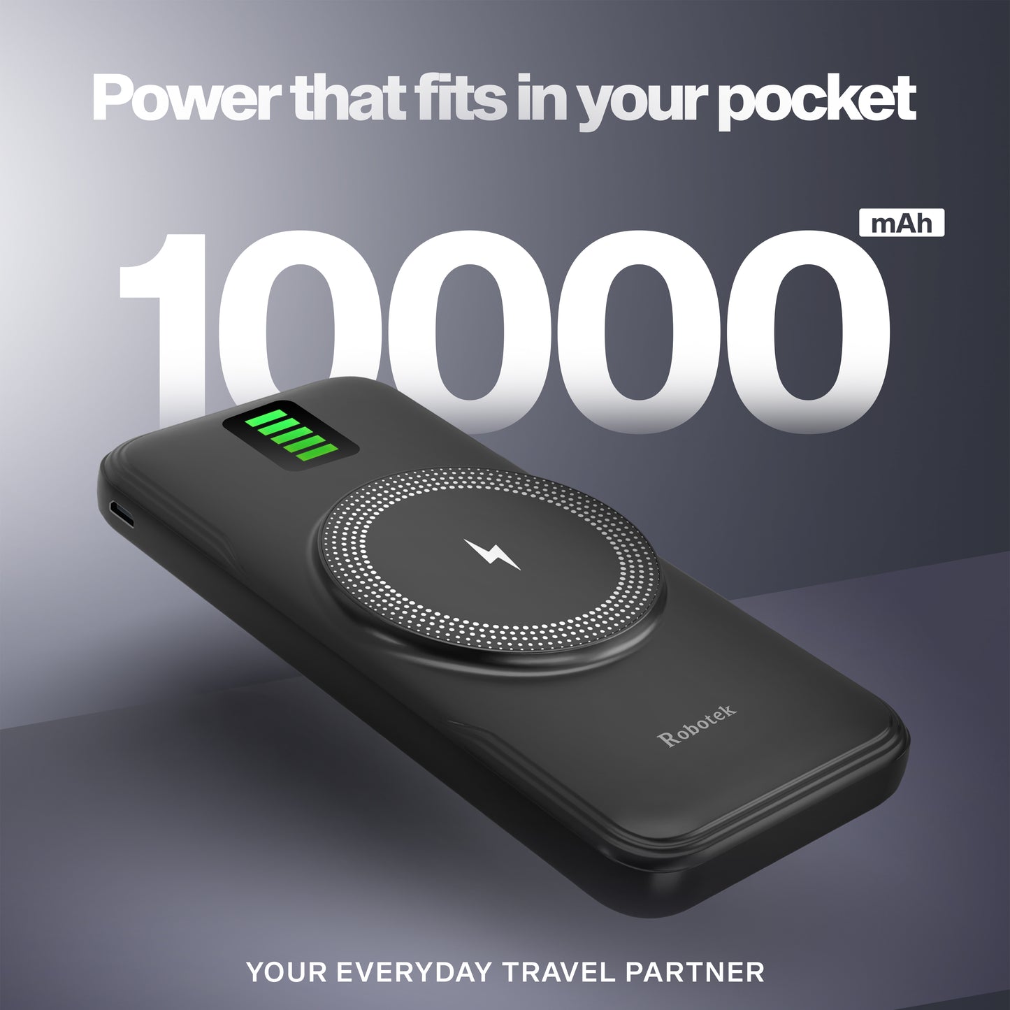 W16 10000mAh Wireless Powerbank