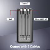 W16 10000mAh Wireless Powerbank