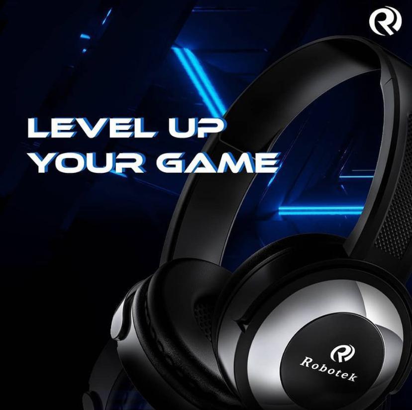 Lotus On Ear Wired Headphones with Mic, 40MM Drivers, 3.5mm Jack, Soft Padded Ear Cushions, Gaming Headphones, Suitable for Smartphones, Tablets, PC, Laptop